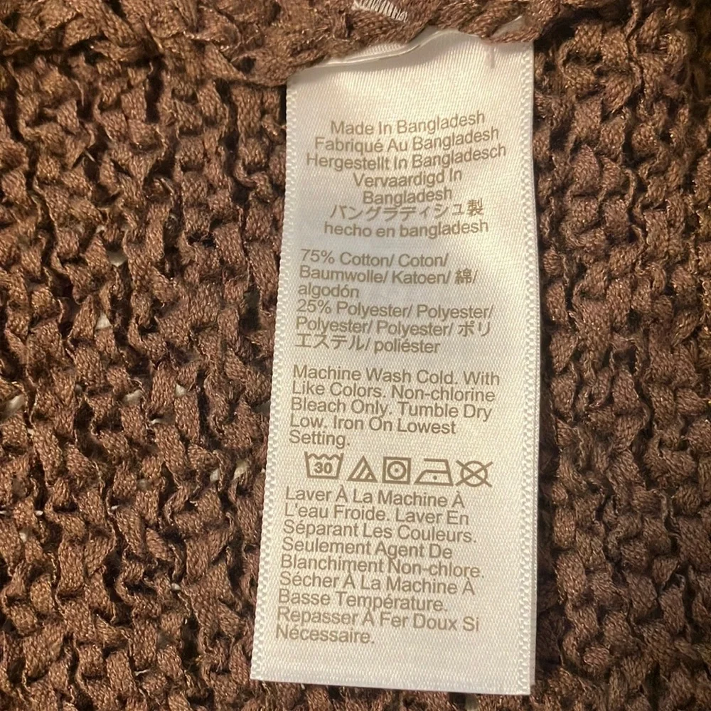 J. Crew Brown Ribbed Tank Top - Picture 4 of 4